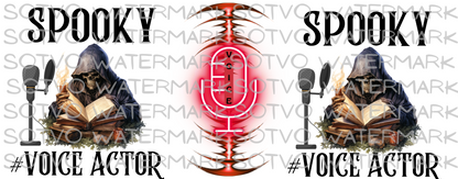 SPOOKY Voice Actor: Halloween FUN: Classic Ceramic White Glossy Mug