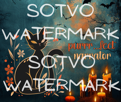 Halloween Purrr...fect Narrator: Reusable Stainless Steel Water Tumbler w/Straw