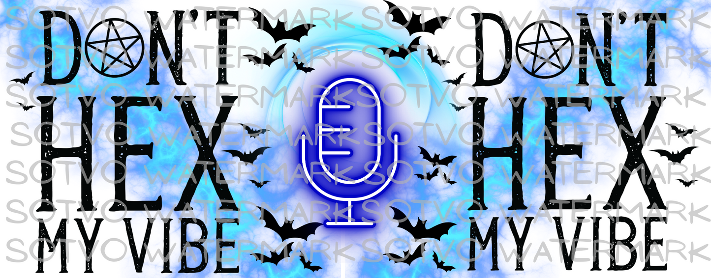 Halloween Don't HEX MY VIBE: Classic Ceramic White Glossy Mug