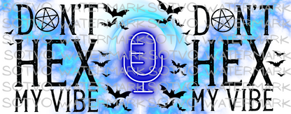 Halloween Don't HEX MY VIBE: Classic Ceramic White Glossy Mug