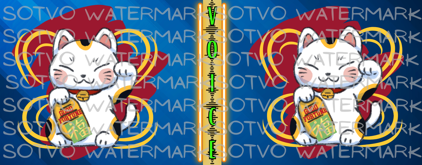 Good Fortune Cat Maneki-neko Classic Ceramic White Glossy Mug