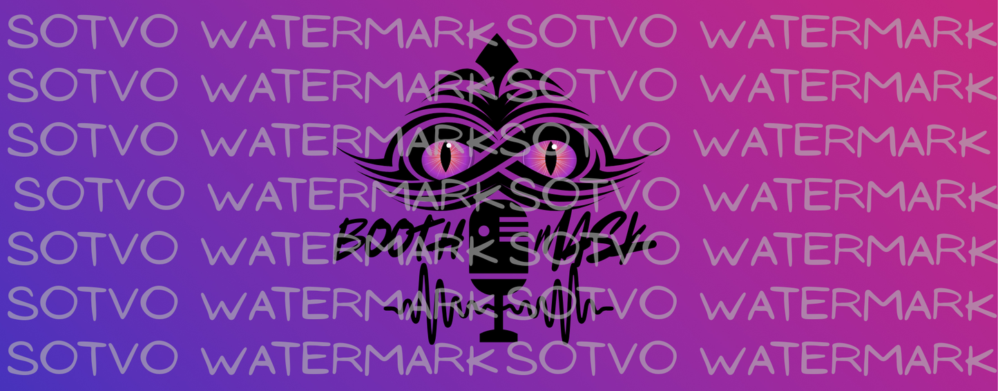 BOOTH MASK: Halloween FUN: Voice Actors: Classic Ceramic Black Glossy Mug