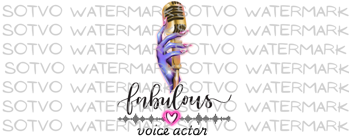 YOU ARE FABULOUS: Voice Actors: Classic Ceramic White Glossy Mug