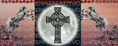 Raven Spirit Animal Totem Mascot: Classic Ceramic White Glossy Mug