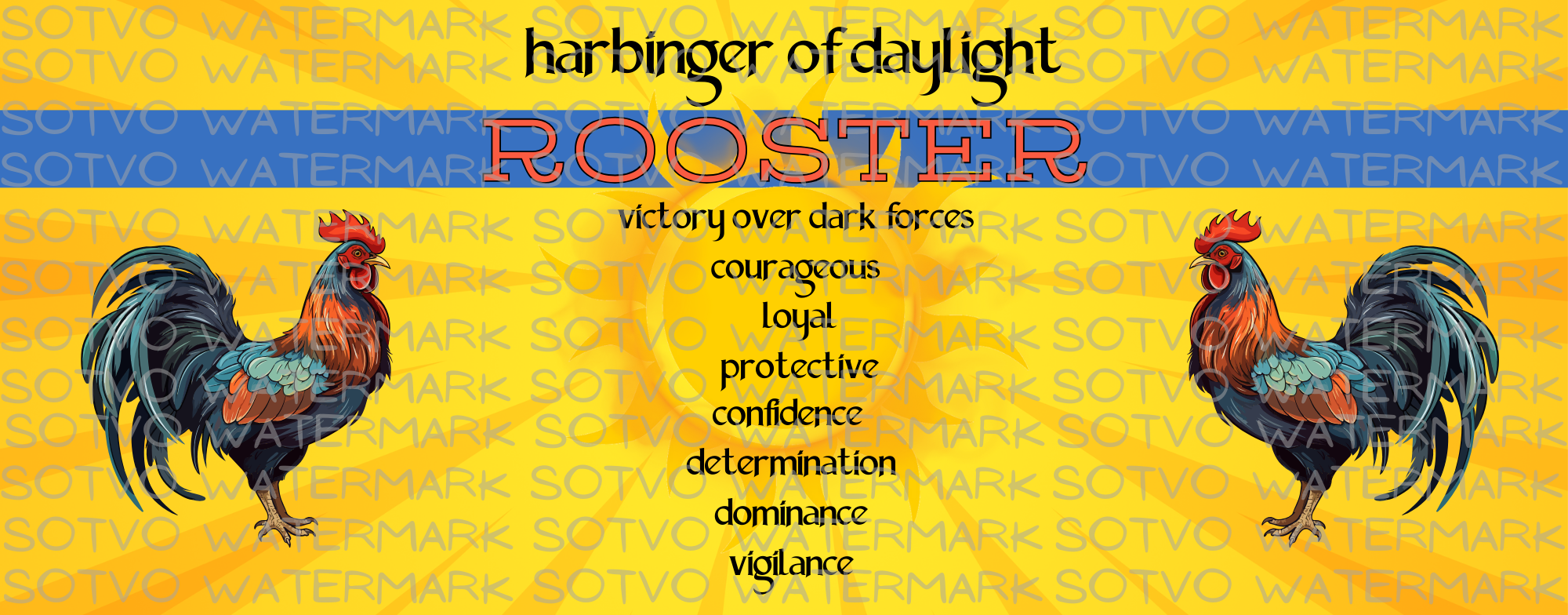 Rooster Totem: Harbinger Of Daylight: Classic Ceramic Black Glossy Mug