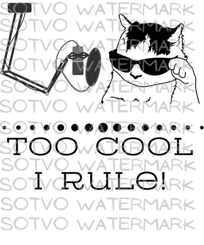 SOTVO Boothwear Cool Cat : Classic Women’s Crop Top
