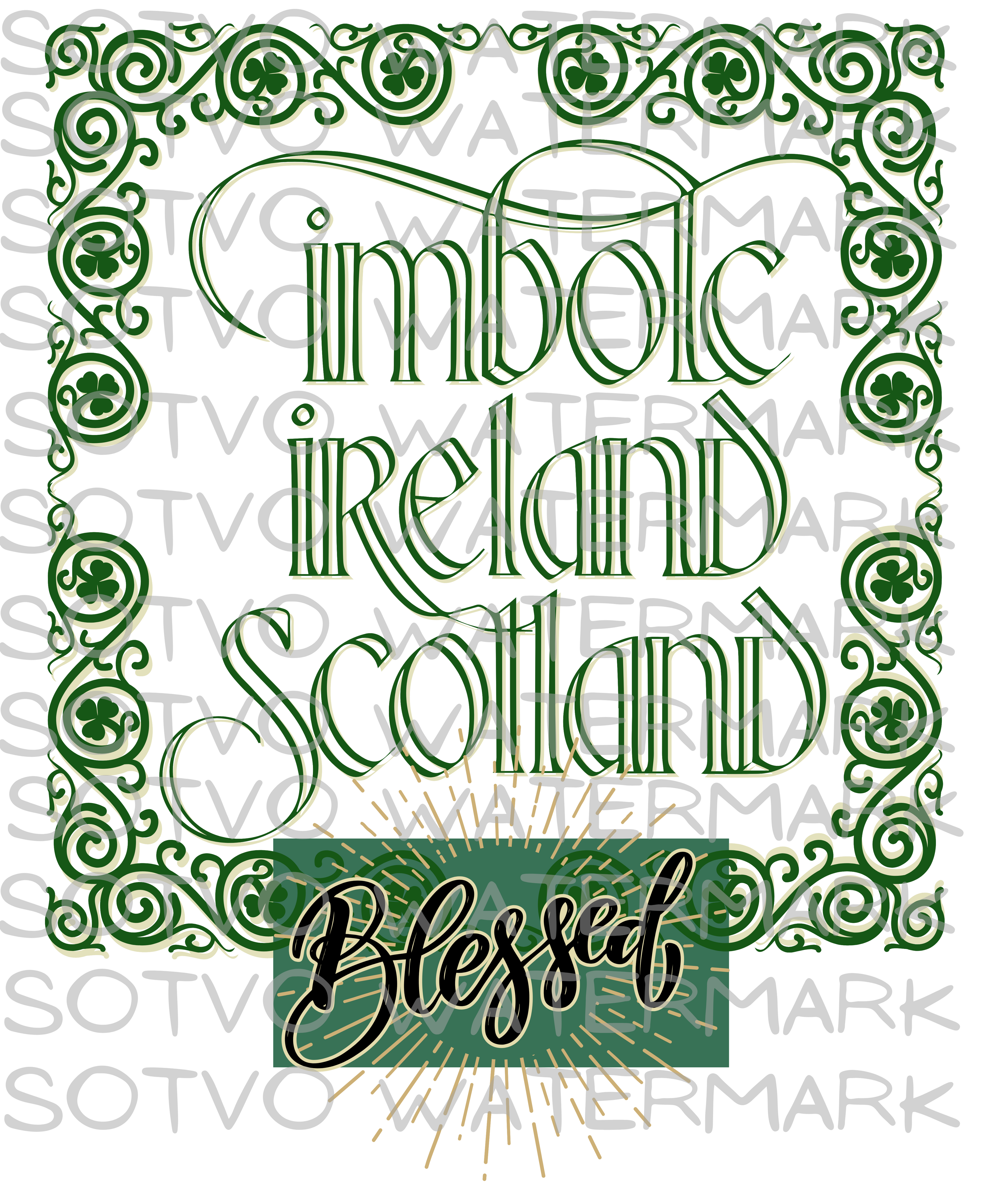 SOTVO Boothwear Gaelic Imbolic Festival : Classic Women’s Crop Top