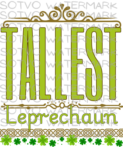 Tallest Leprechaun Irish Holiday: Urban Style Unisex Oversized Faded T-Shirt