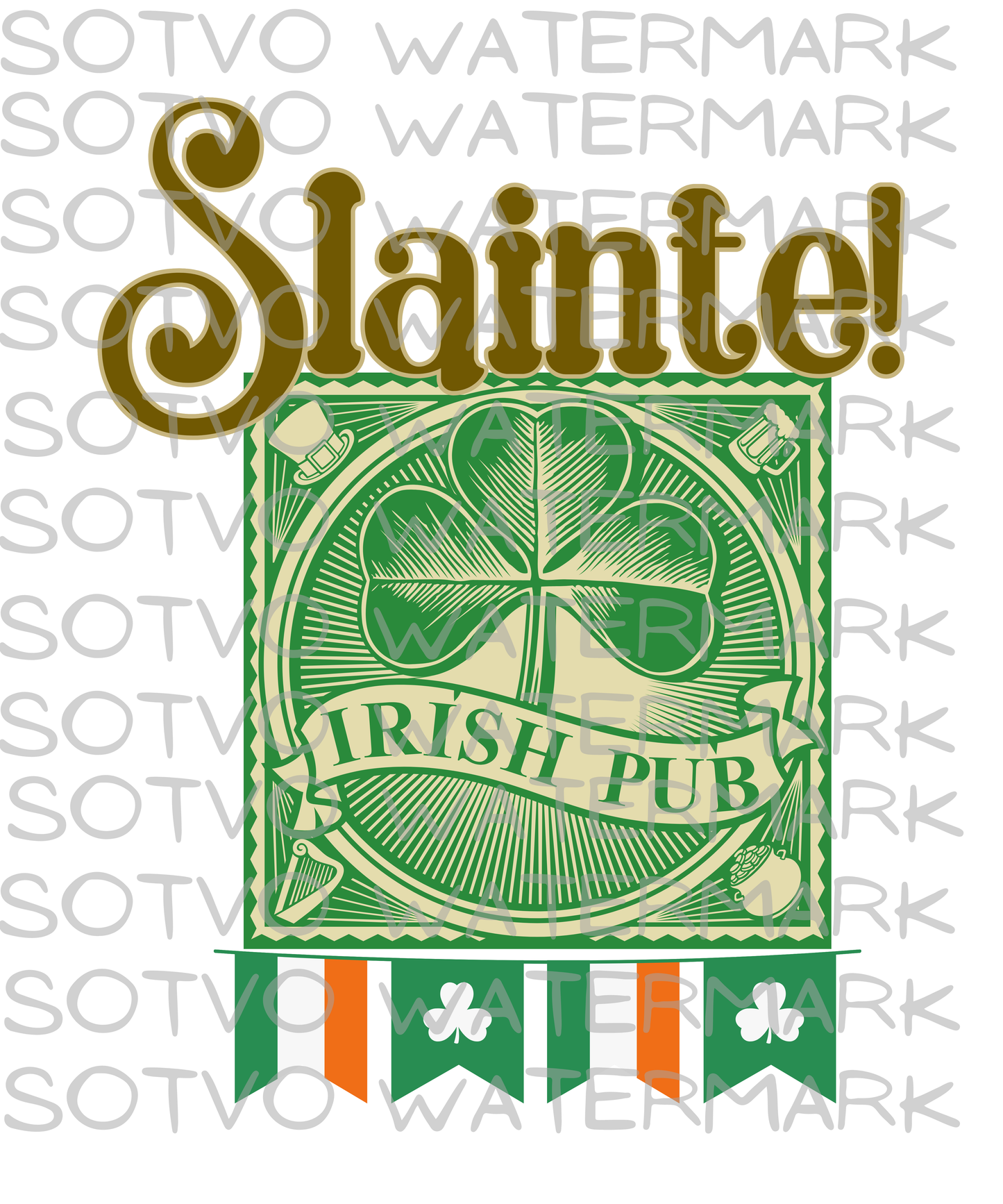 SOTVO Boothwear Slainte Toast  : Classic Women’s Crop Top
