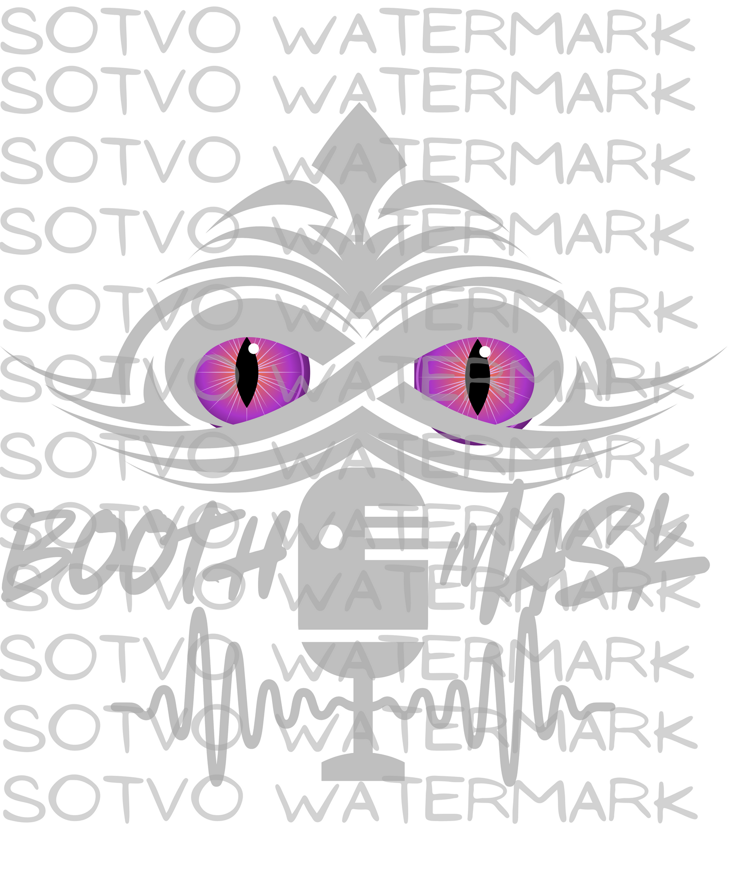 Booth Mask: Urban Style Unisex Oversized Faded T-Shirt