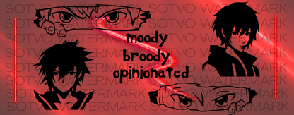 ANIME STYLE: Voice Actor Classic Ceramic Black Glossy Mug