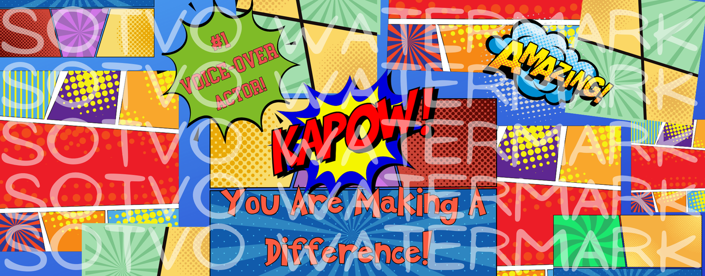 KAPOW You're Making A Difference Mug with Color Inside