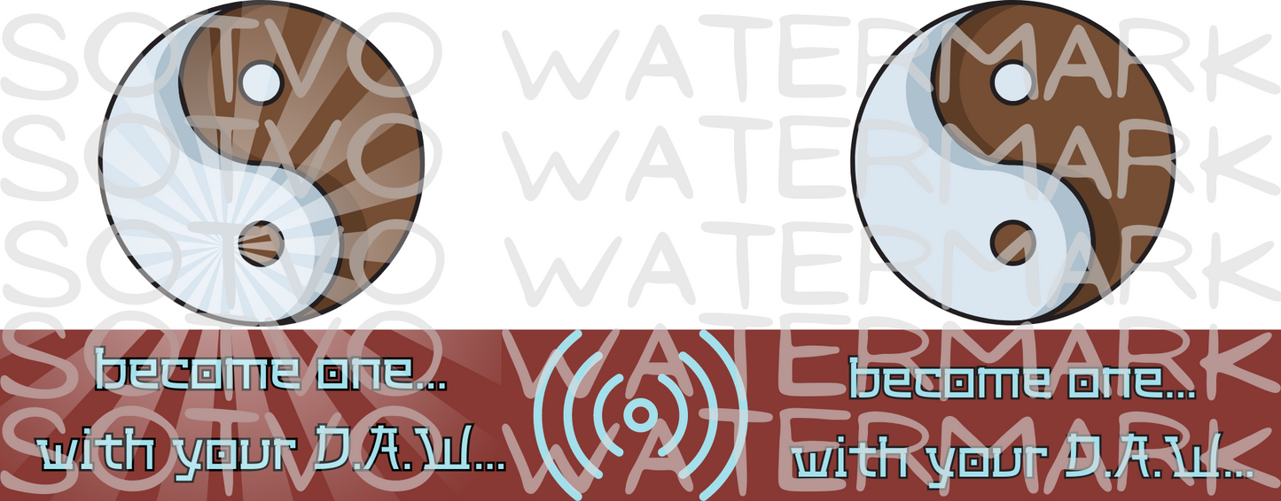 Become With Your D.A.W. White Glossy Mug