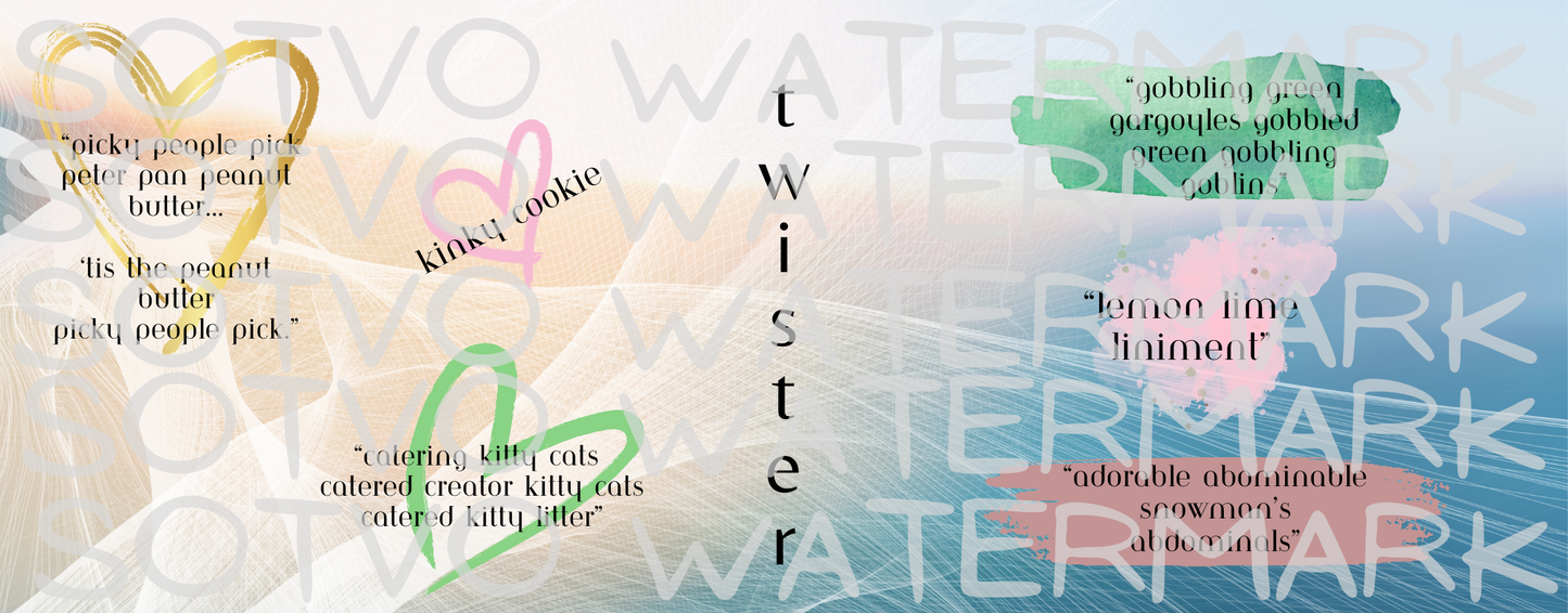 Tongue Twisters Classic White Glossy Mug