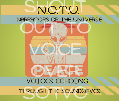 N.O.T.U. Narrators of the Universe: Reusable Stainless Steel Water Tumbler w/Straw