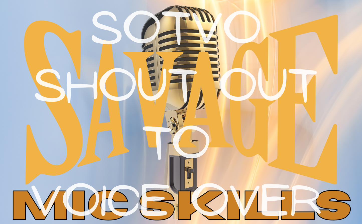 Savage Mic Skills: Reusable Stainless Steel Water Bottle