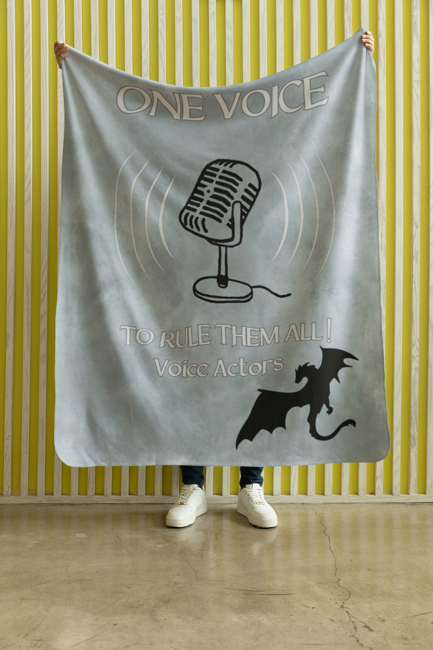 One Voice To Rule Them All: Dragon Style: Booth Throw Blanket