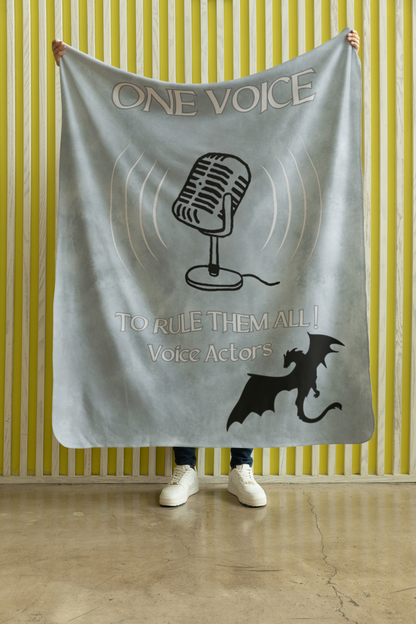 One Voice To Rule Them All: Dragon Style: Booth Throw Blanket