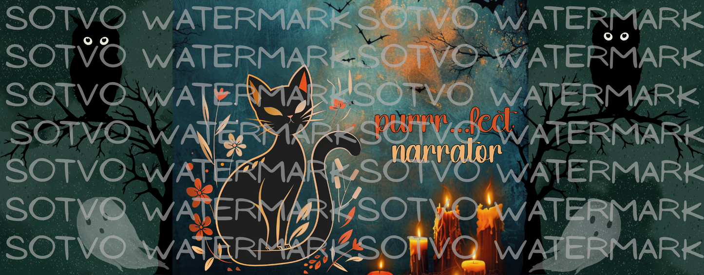 Purr...fect Narrator Cat Classic Ceramic Black Glossy Mug