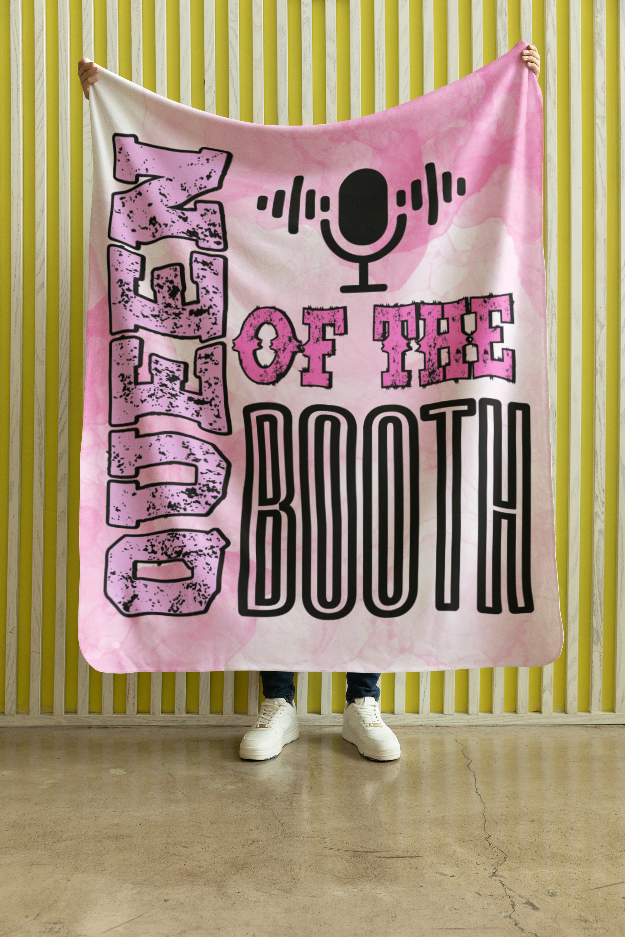 Queen of the Booth Style Throw Blanket