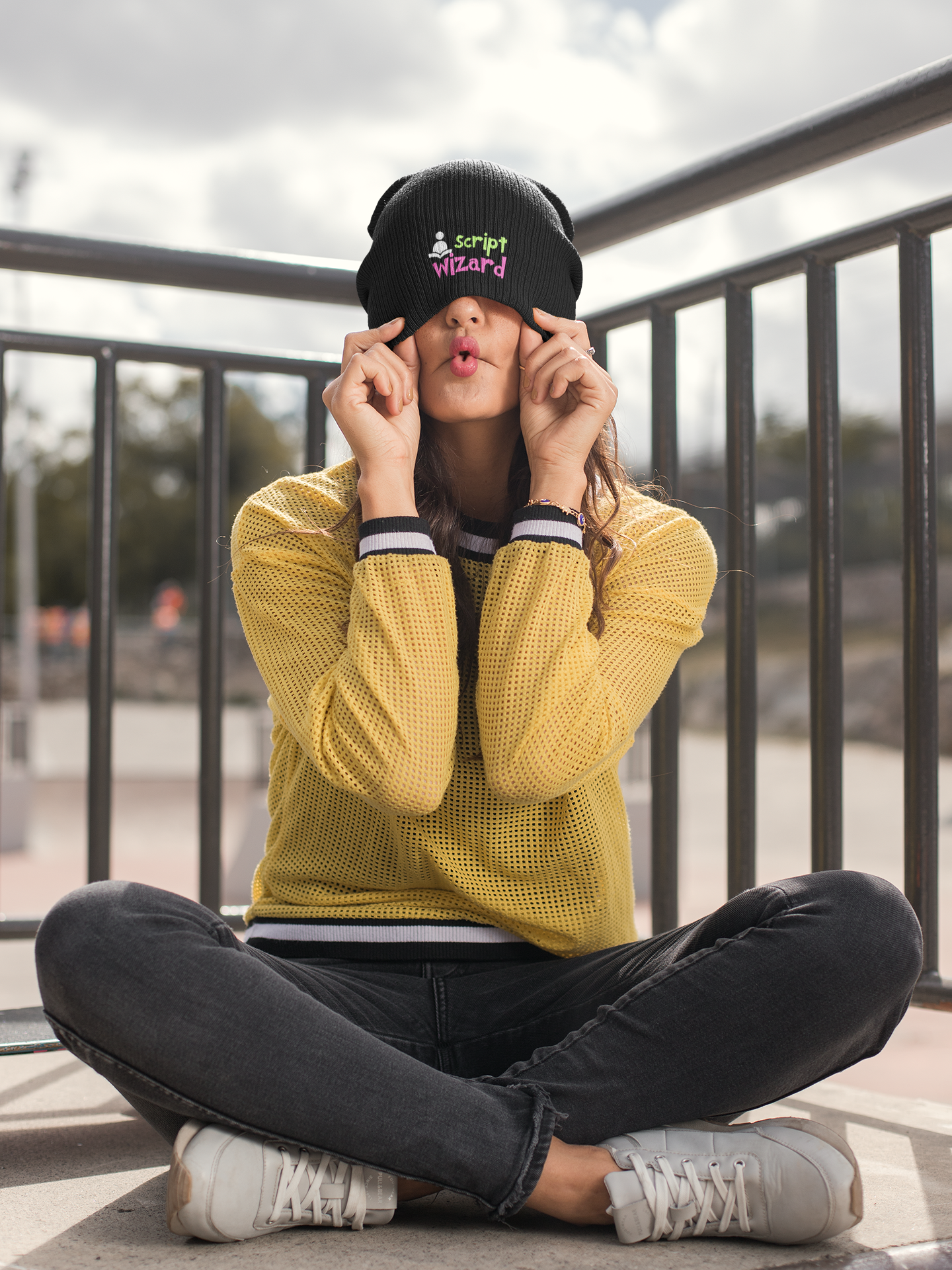 SOTVO Booth Wear: Voice-Over Actor Script Wizard: Classic Stylish Cuffed Beanie