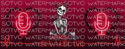 Halloween Skeleton Cutie Classic Ceramic Black Glossy Mug