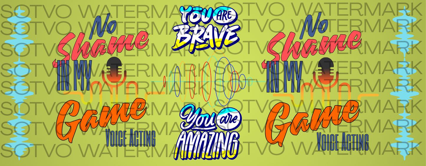 No Shame In My Game: Classic Ceramic Black Glossy Mug