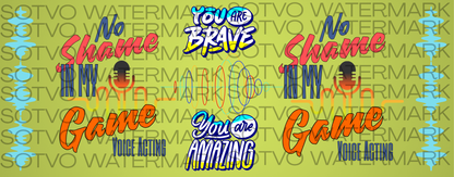 No Shame In My Game: Classic Ceramic Black Glossy Mug