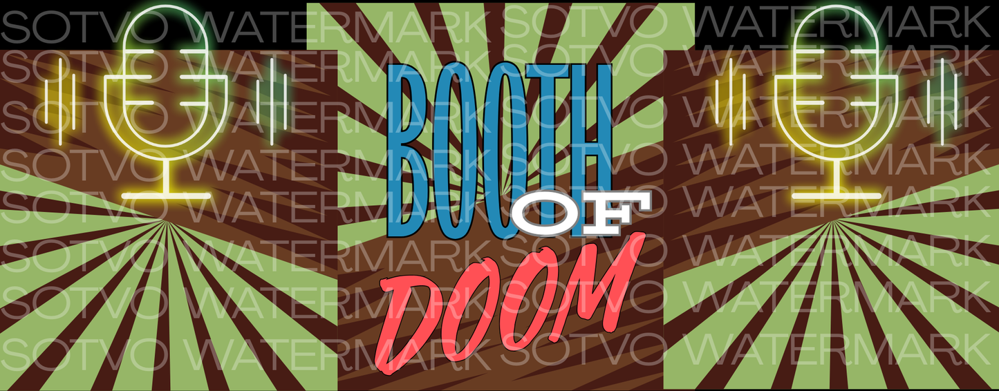 Voice Actor Booth Of Doom: Classic Ceramic Black Glossy Mug