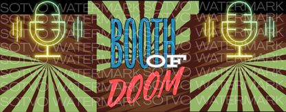 Voice Actor Booth Of Doom: Classic Ceramic Black Glossy Mug