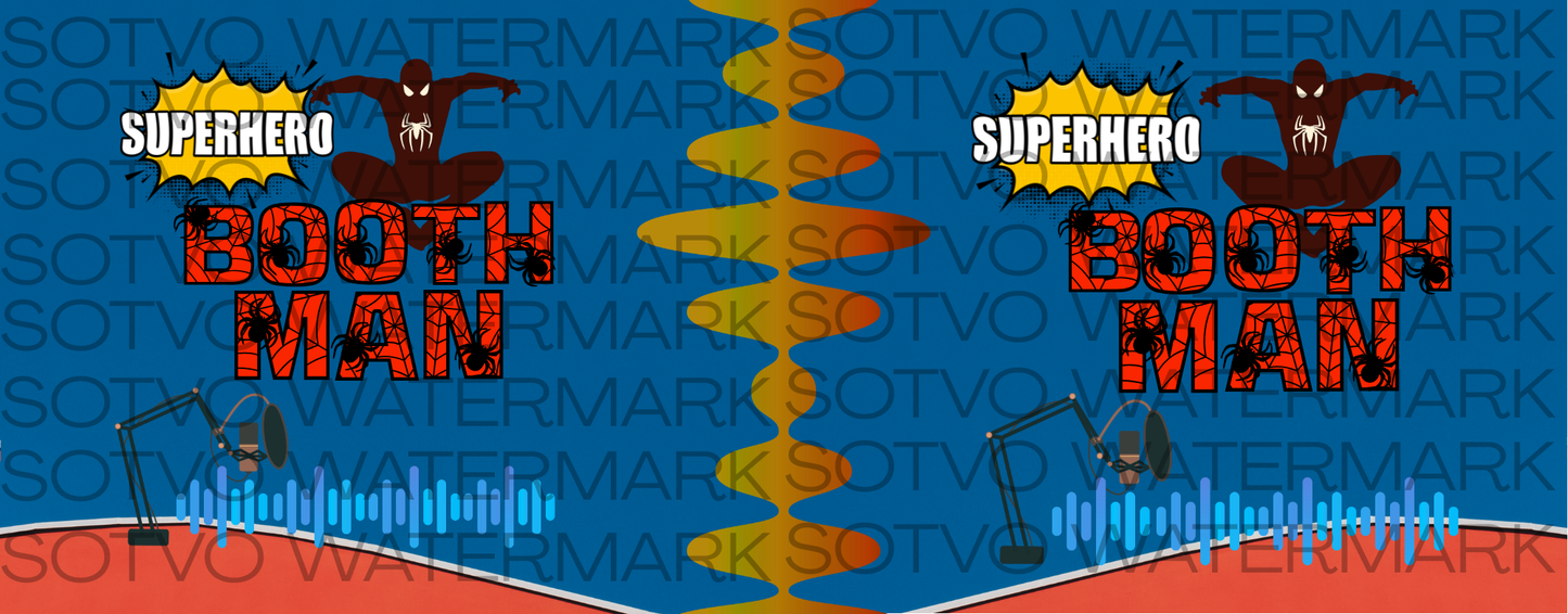 SuperHero Boothman: Classy Ceramic Black Glossy Mug