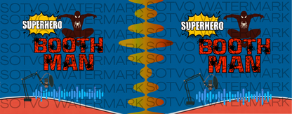 SuperHero Boothman: Classy Ceramic Black Glossy Mug