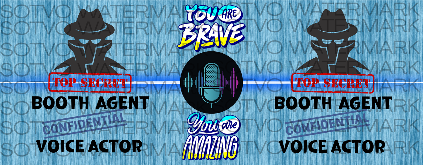 Join Secret Top Agents: Voice Actors: Classic Ceramic Black Glossy Mug