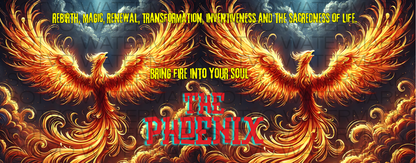 Phoenix Magic: Animal Spirit Totem: Classic Ceramic Black Glossy Mug