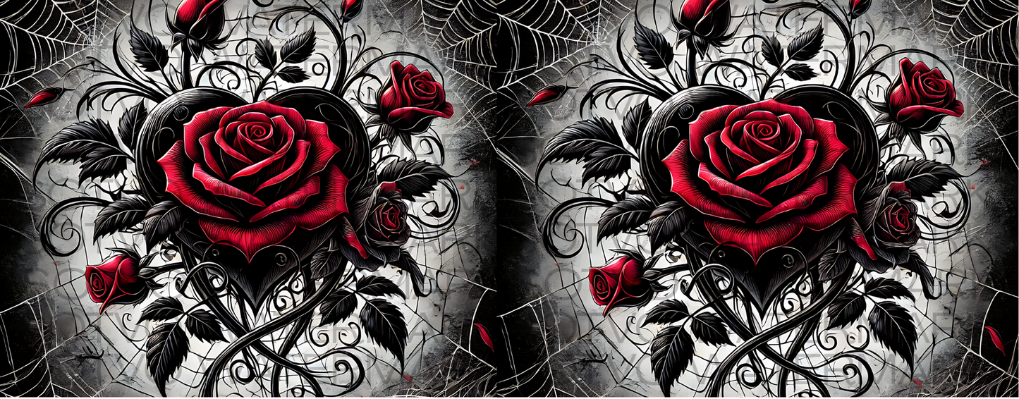 Gothic Black Rose: Just For FUN: Classic Ceramic Black Glossy Mug