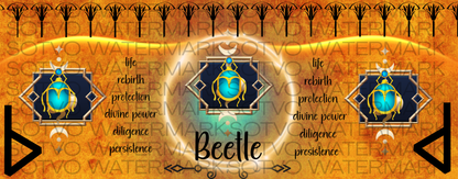 Egyptian Beetle: Booth MOJO: Classic Ceramic Black Glossy Mug