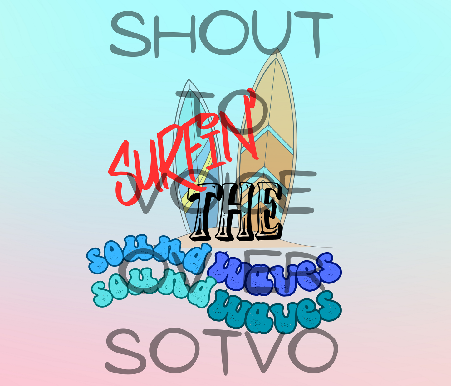 Surfin' The Soundwaves: Voice Over: Reusable Stainless Steel Water Tumbler w/Straw