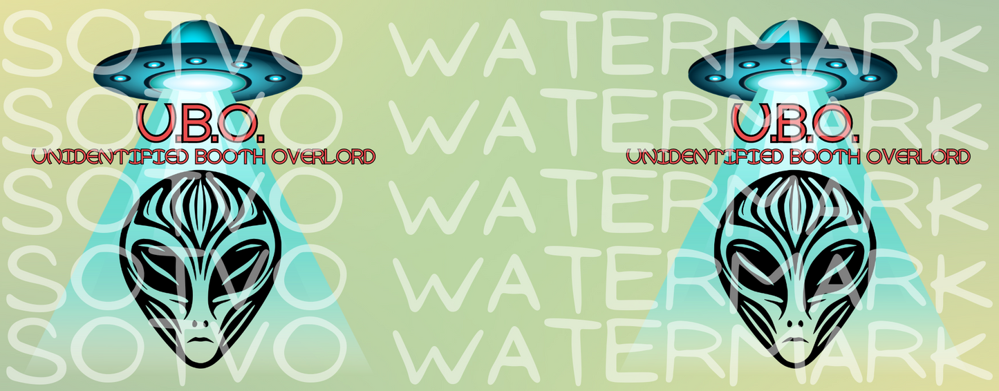U.B.O. Unidentified Booth Overlord Mug with Color Inside
