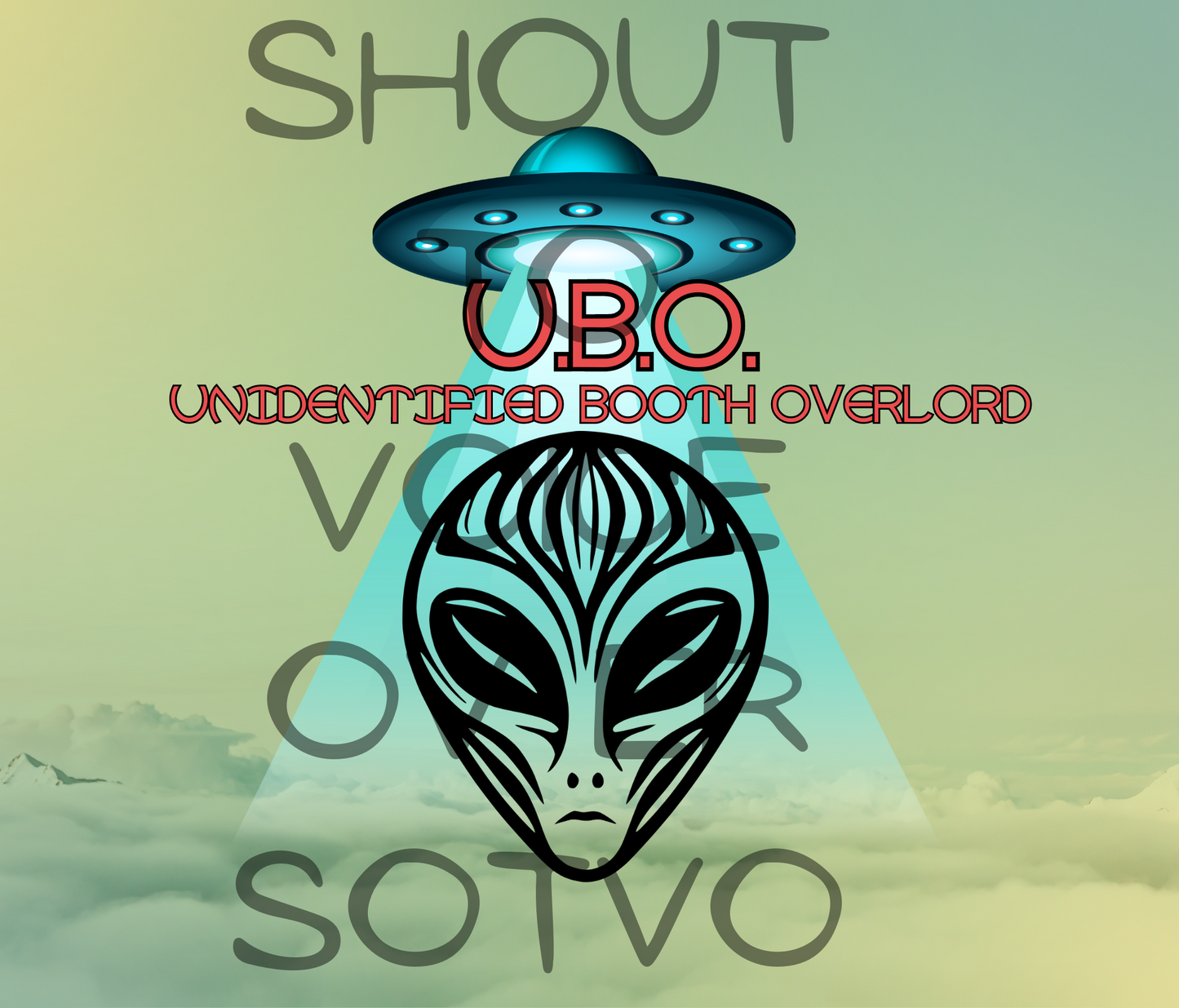 U.B.O. Unidentified Booth Overlord: Stainless Steel Water Bottle