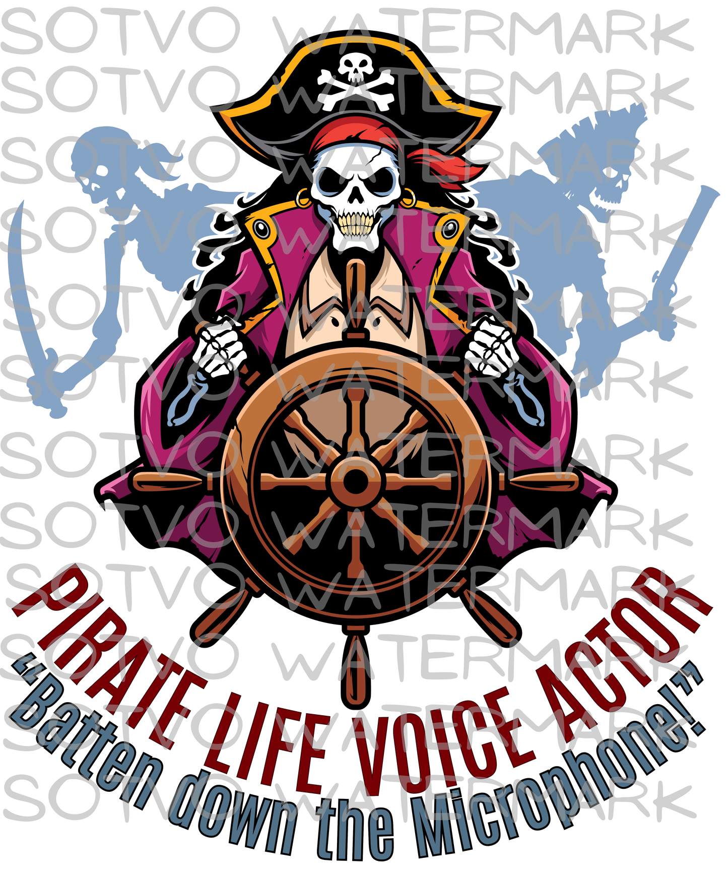 SOTVO Boothwear Pirate : Classic Women’s Crop Top