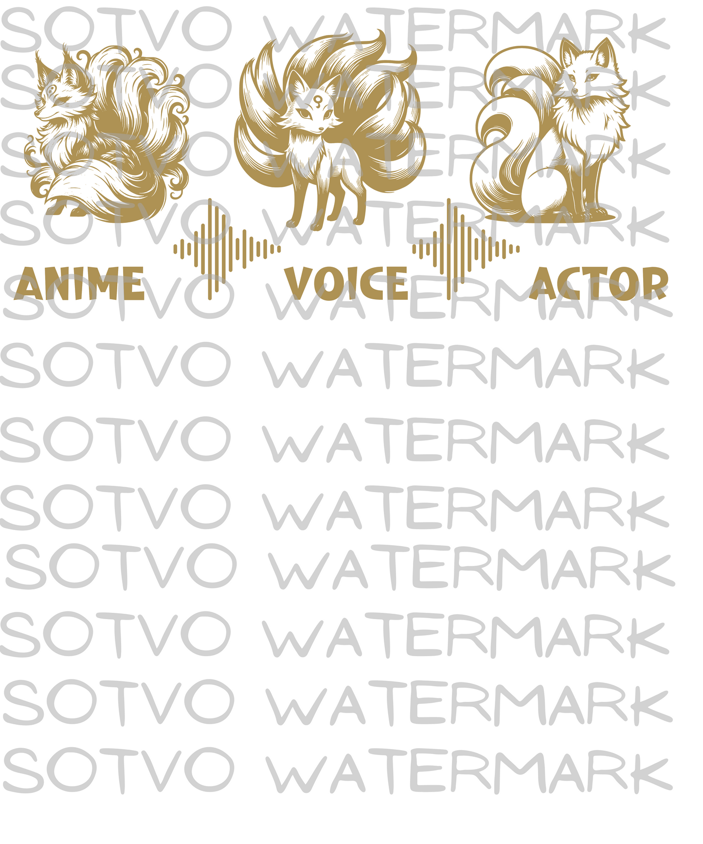 Anime Voice Actor Fox Style: Urban Style Unisex Oversized Faded T-Shirt