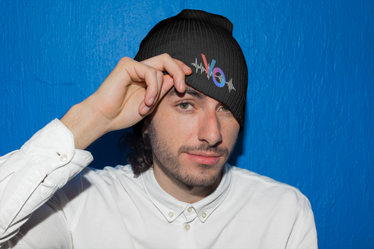 VOICE OVER...Ribbed Knit Beanie