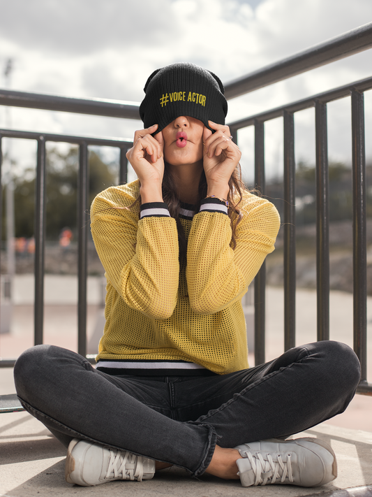 SOTVO Booth Wear: Voice-Over Actor: Classic Stylish Cuffed Beanie