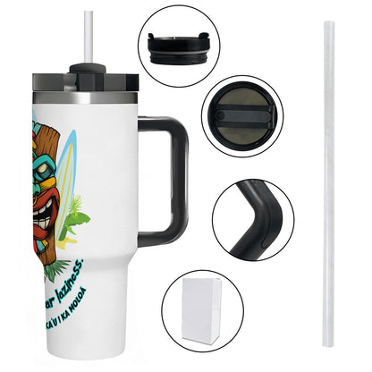 40oz Tumbler with Handle and Straw (Made in USA)