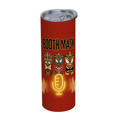 BOOTH MOJO: 20oz Straight Stainless Steel Tumbler with Straw