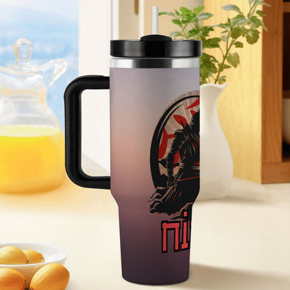 40oz Tumbler with Handle and Straw (Made in USA)