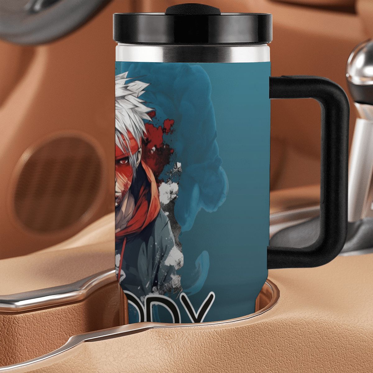 40oz Tumbler with Handle and Straw (Made in USA)