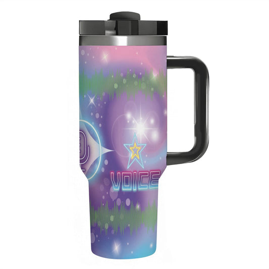 VOICE: STARLIGHT: 40oz Tumbler with Handle and Straw