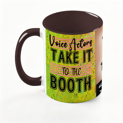 Voice Actors Take It To The Booth: Large Classic Ceramic Mug (15oz)