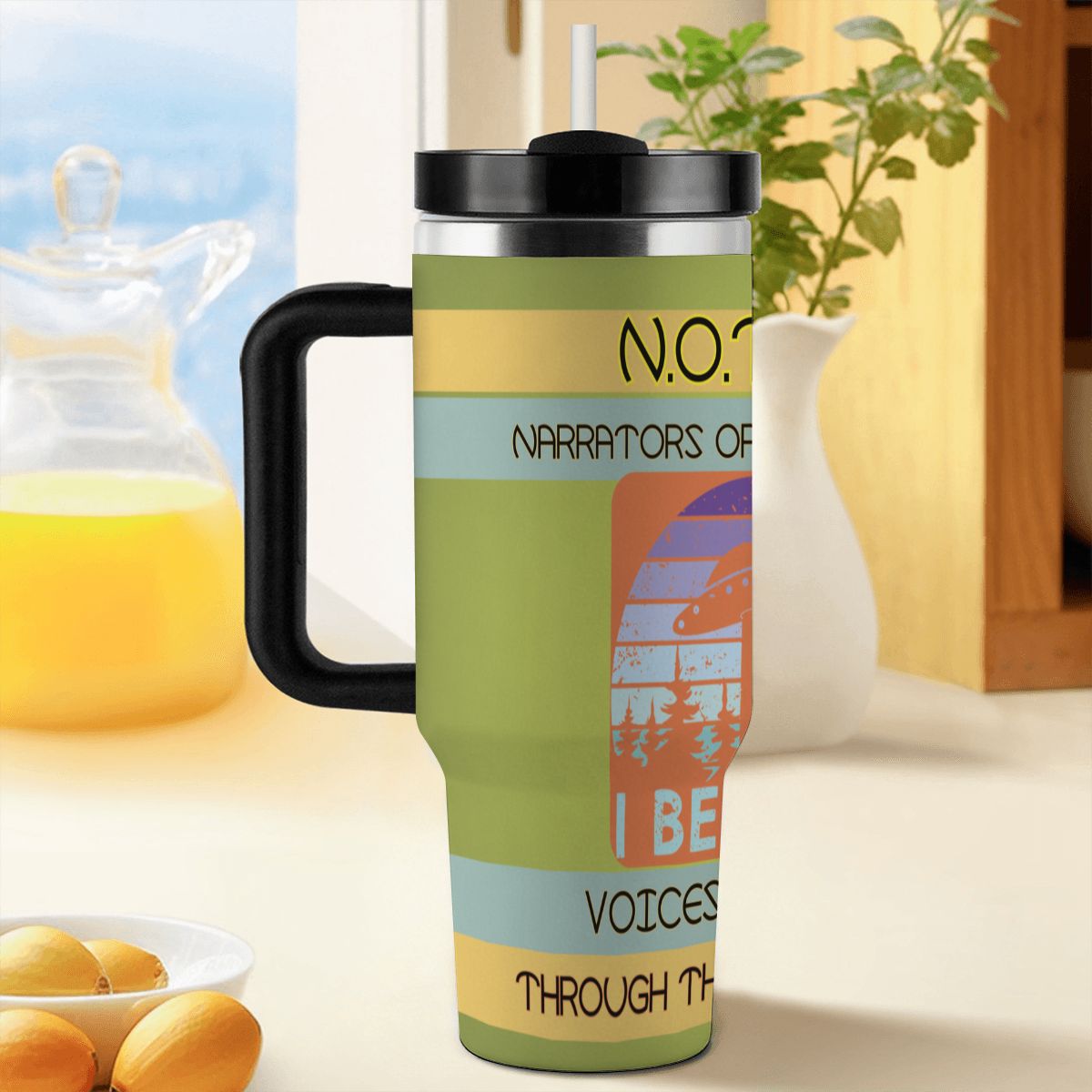 40oz Tumbler with Handle and Straw (Made in USA)